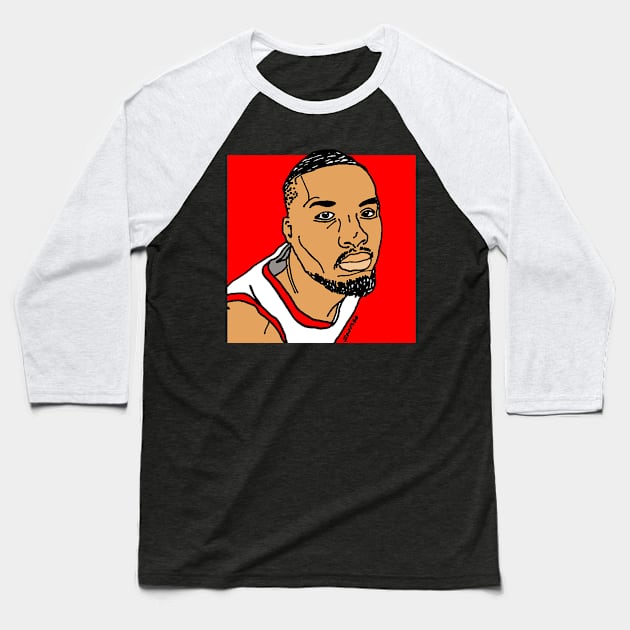 Dame Victory Stare Meme Baseball T-Shirt by sketchnkustom